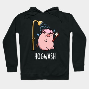 Hogwash Cute Pig Pun Hoodie